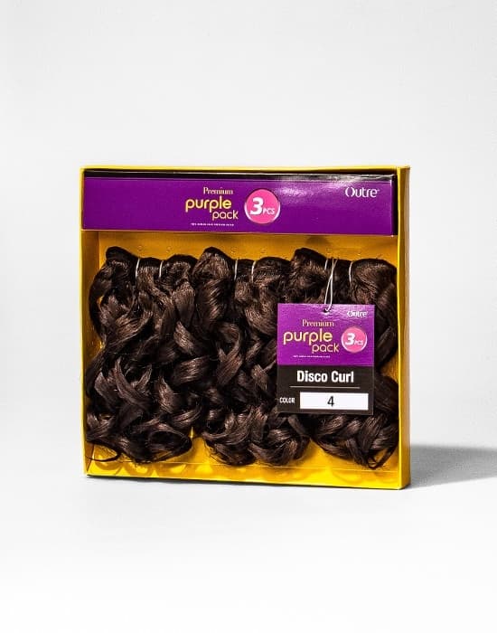 OUTRE PREMIUM PURPLE PACK 3PCS DISCO CURL 3