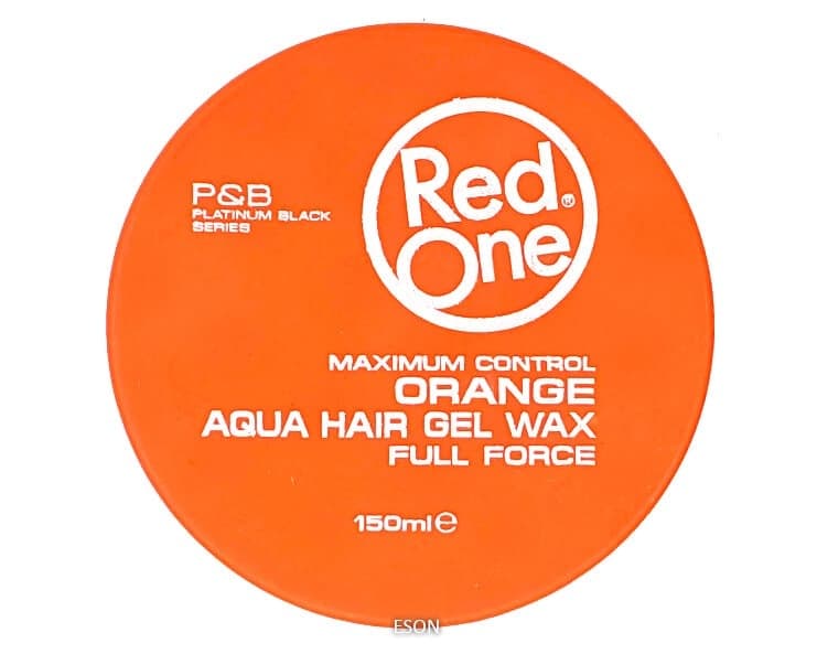 Red One P&B Maximum Control Orange Aqua Hair Gel Wax 2
