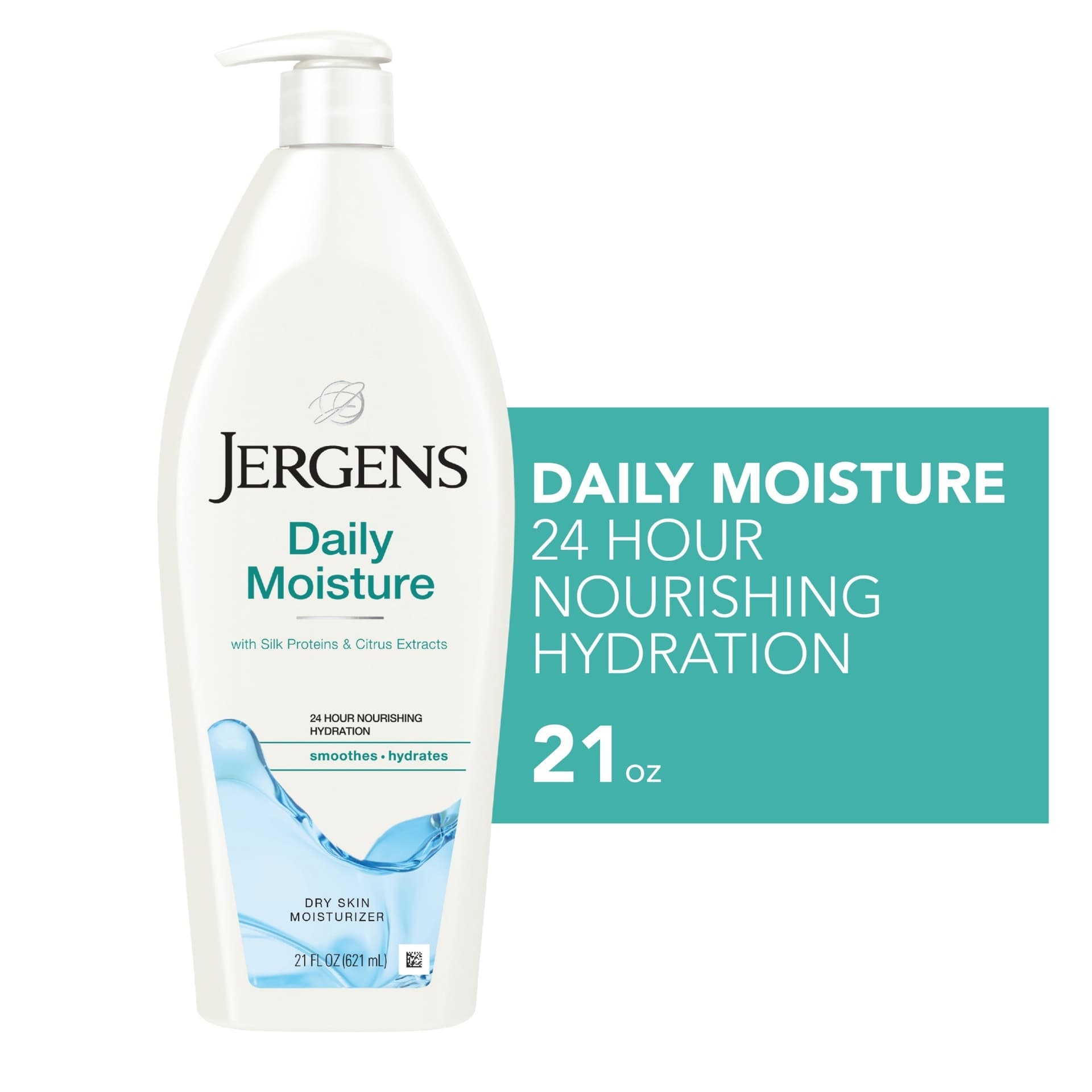 Jergens Daily Moisture with Silk Proteins & Citrus Extracts Dry Skin Moisturizer 2