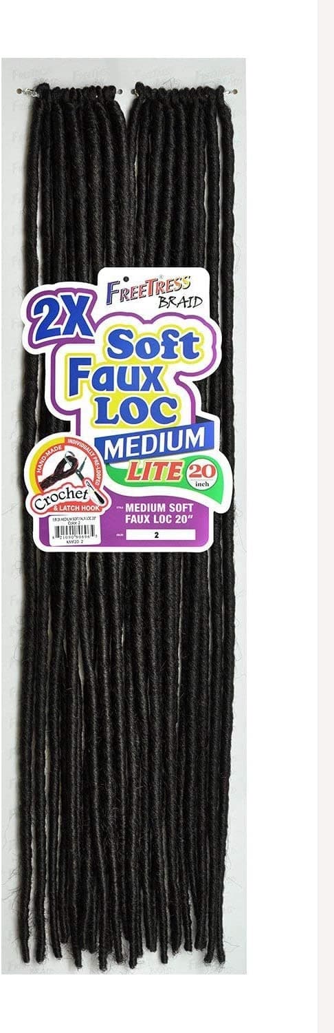 FREETRESS 2X SOFT FAUX LOC  MEDIUM 2