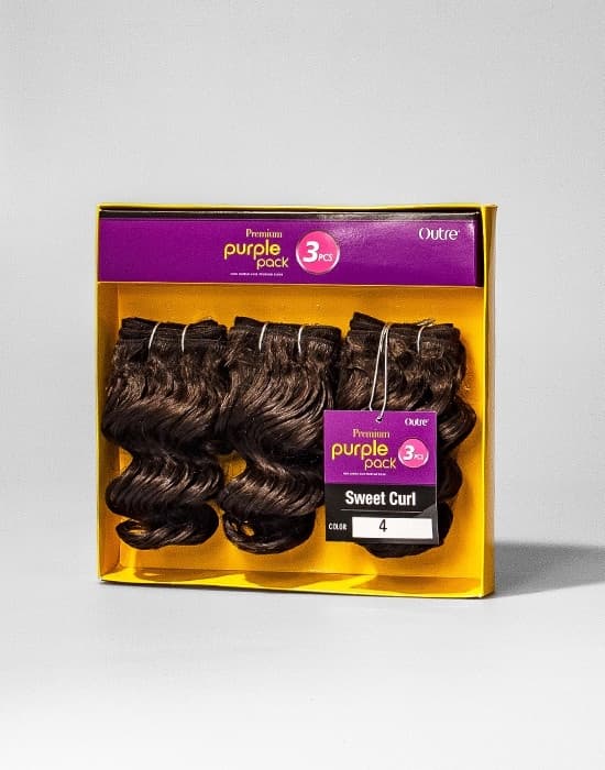 OUTRE PREMIUM PURPLE PACK 3PCS SWEET CURL 3