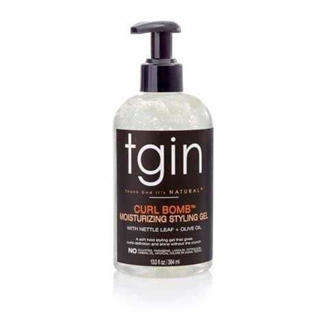 tgin ( Thank God It's Natural) Curl Bomb  Moisturizing Styling Gel