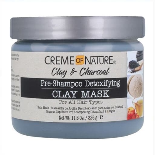 Creme Of Nature Clay & Charcoal Pre-Shampoo Detoxifying Clay Mask
