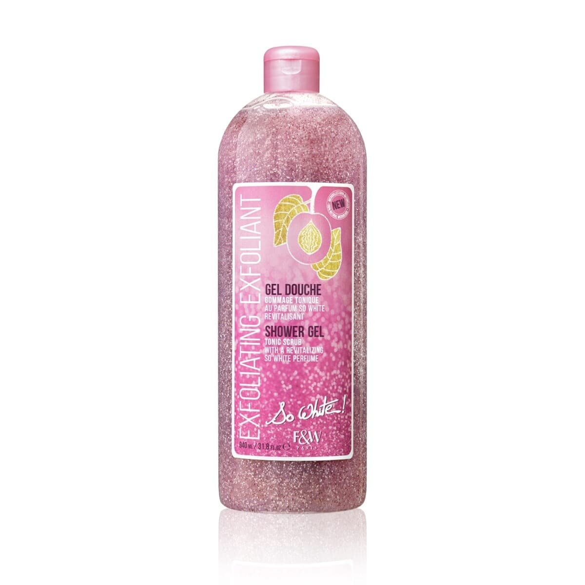 Fair And White So White! Exfoliating Shower Gel