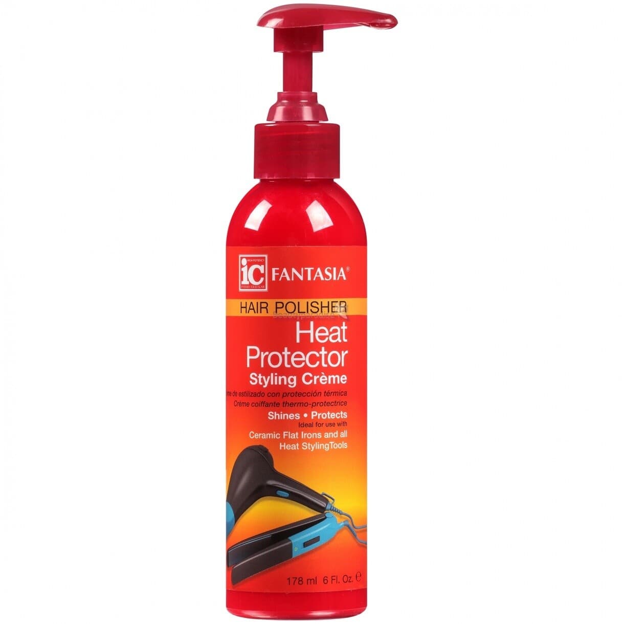 Fantasia IC Hair Polisher Heat Protector Styling Creme