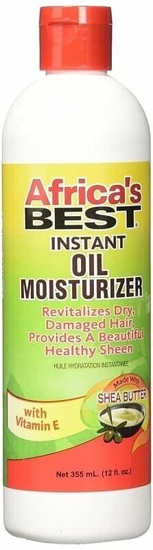 Africa's Best Instant Oil Moisturizer with Shea Butter and Vitamin C 12oz/355ml
