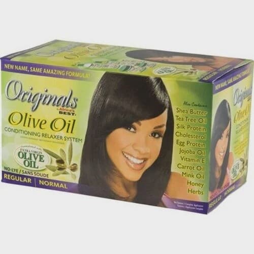 Organics By Africa's Best  Olive Oil Conditioning Relaxer System Regular/Normal