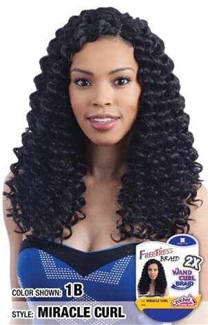FREETRESS BRAID 2X WAND CUEL BRAID MIRACLE CURL