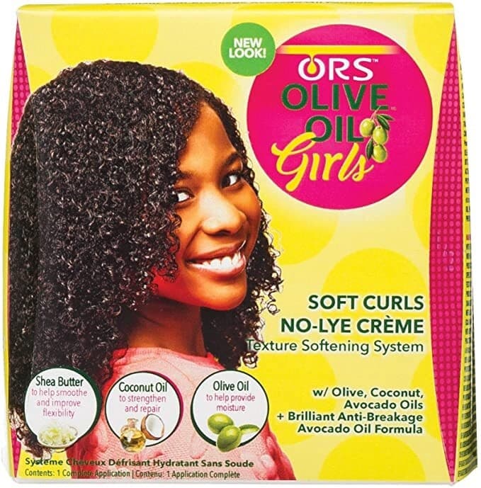 ORS Olive Oil Girls Soft Curls No-Lye Creme Texture Softening System