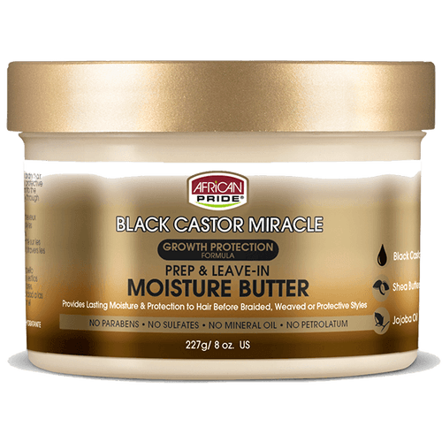 Black Castor Miracle Prep & Leave-In Moisture Butter