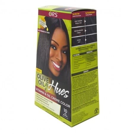 ORS Olive Oil Hues Vitamin & Oil Creme Color- 10 Jet Black