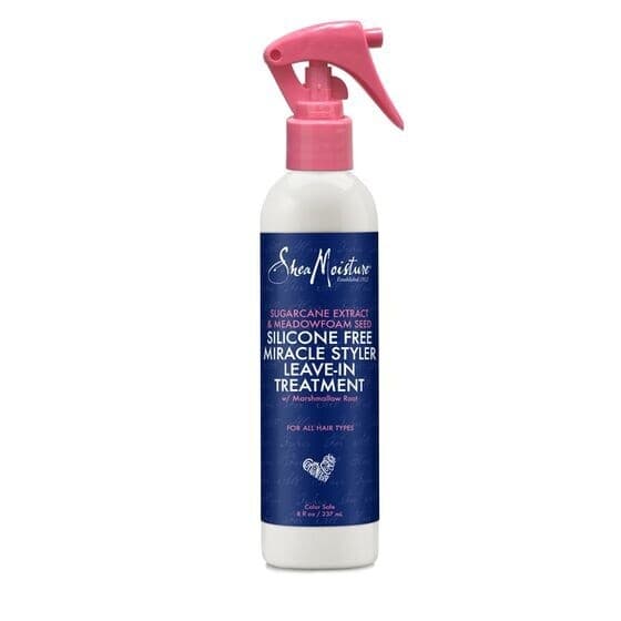 Shea Moisture  Sugarcane Extract & Meadowfoam Seed  Silicone Free Miracle Style Leave-In Treatment