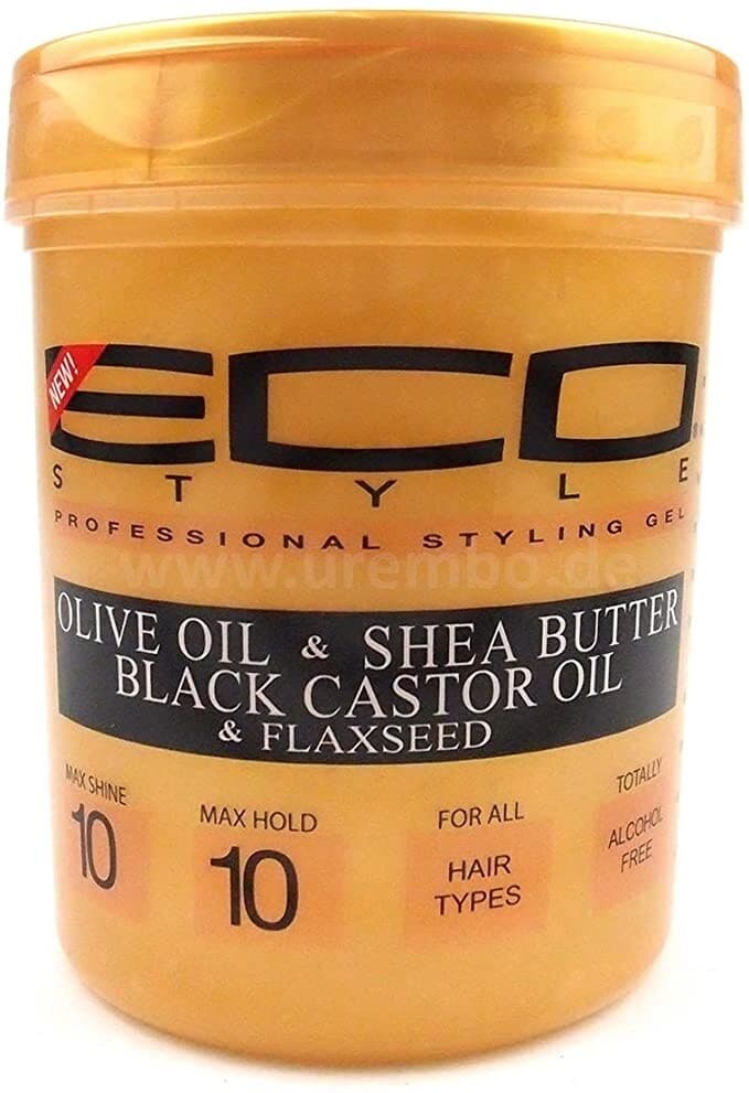 Eco Style Professional Styling Gel  EcoPlex Olive Oil & Shea Butter Black Castor Oil & Flaxseed