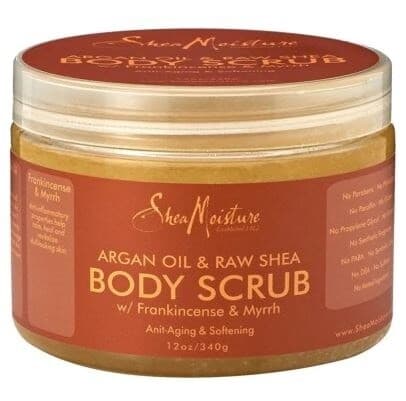 Shea Moisture Argan Oil & Raw Shea Hand & Body Scrub/340g