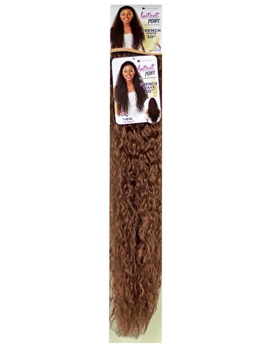 SENSATIONNEL INSTANT PONY FRENCH WAVE 30" PONYTAIL 2