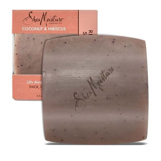 Shea Moisture Coconut & Hibiscus Rhassoul Clay Shampoo Bar/New/128g