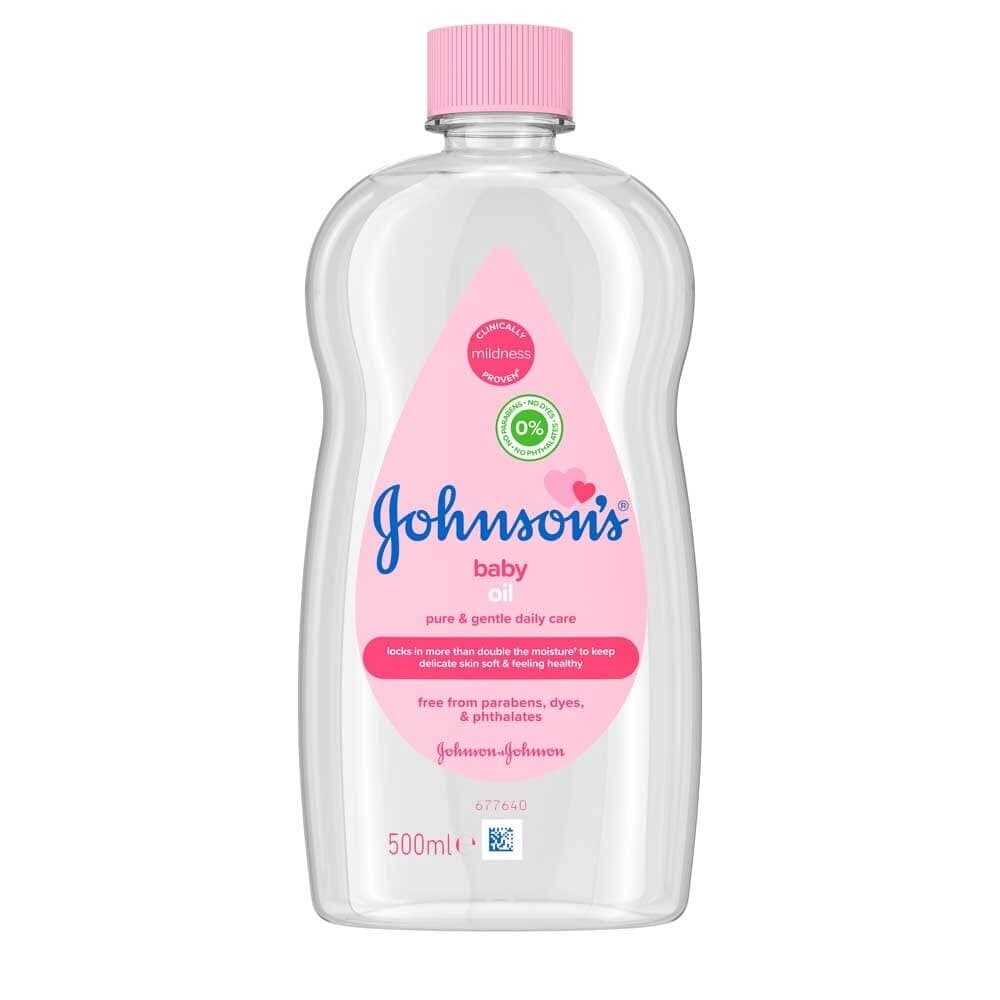 Johnson's  Baby Oil. Pure & gentle Daily care