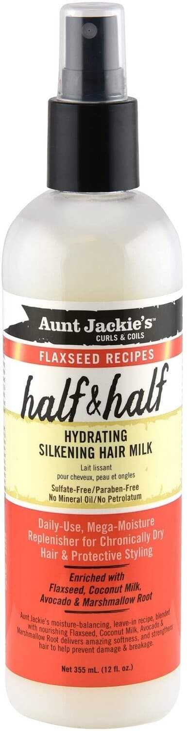 Flaxseed Recipes half&half Hydrating Silkening Hair Milk