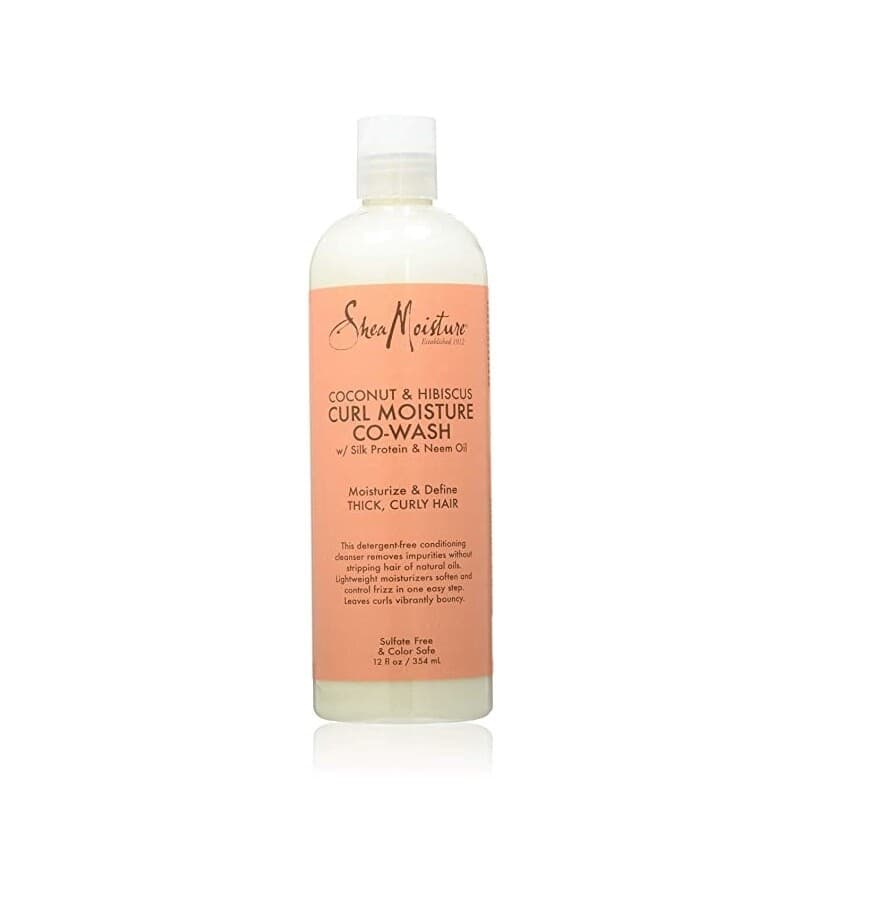 Shea Moisture Coconut & Hibiscus Curl Moisture Co-wash Moisturize & Define