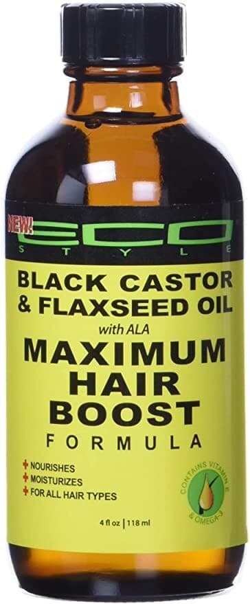 Eco Style Black Castor & Flaxseed Oil Maximum Hair Boost Formula