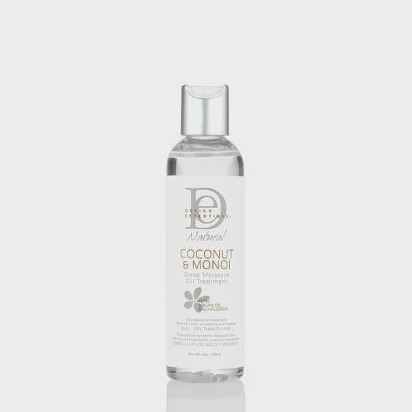 design essentials coconut & monoi deep moisture oil treatment 118ml