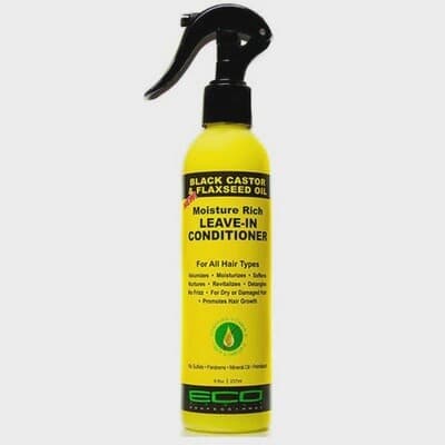 Eco Style Black Castor & Flaxseed Oil Moisture Rich Leave-In Conditioner