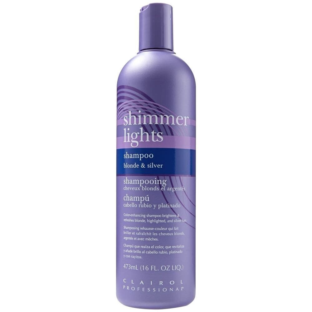 Clairol Professional  Shimmer Lights  Shampoo Blonde & Silver 16oz/473ml