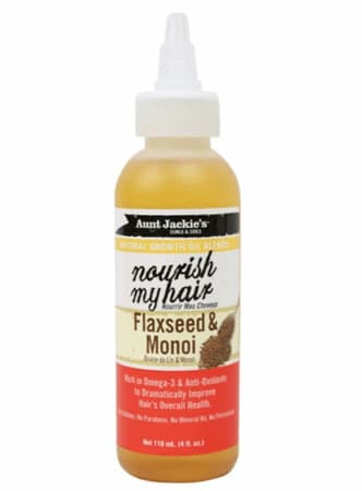 Natural Growth Oil Blends nourish my hair Flaxseed & Monoi