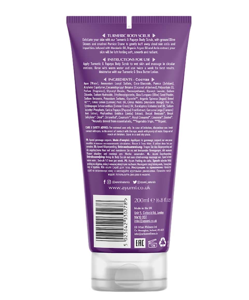 Ayumi Turmeric & Bergamot Body Scrub 2