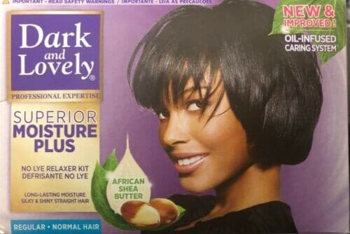 Dark and Lovely Anti Breakage No-Lye Relaxer - Regular. For Normal Hair
