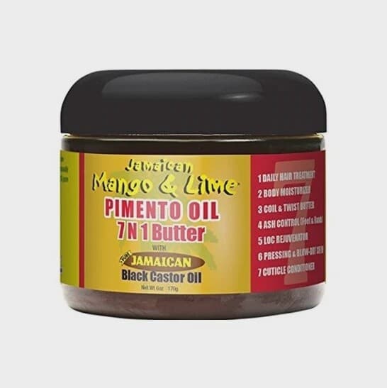 Jamaican Mango & Lime Pure Jamaican Black Castor Oil Pimento Oil 7N1 Butter