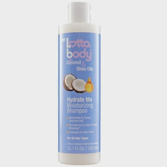 LottaBody Coconut & Shea Oils Hydrate Me Moisturizing Shampoo 300ml