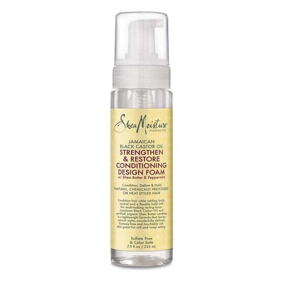 Shea Moisture Jamaican Black Castor Oil Strengthen & Restore Conditioning Design Foam