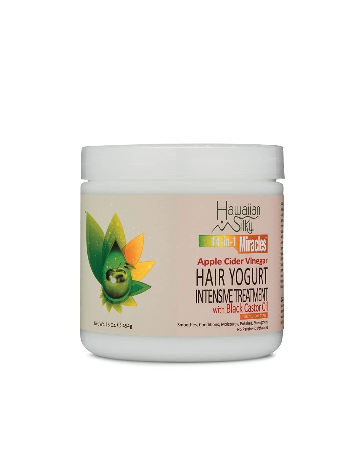 Hawaiian Silky Apple Cider Vinegar Hair Yogurt Intensive Treatment