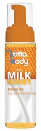 LottaBody Milk Honey Refine Me Curl Defining Mousse
