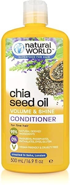 Natural World Chia Seed Oil Volume & Shine Conditioner