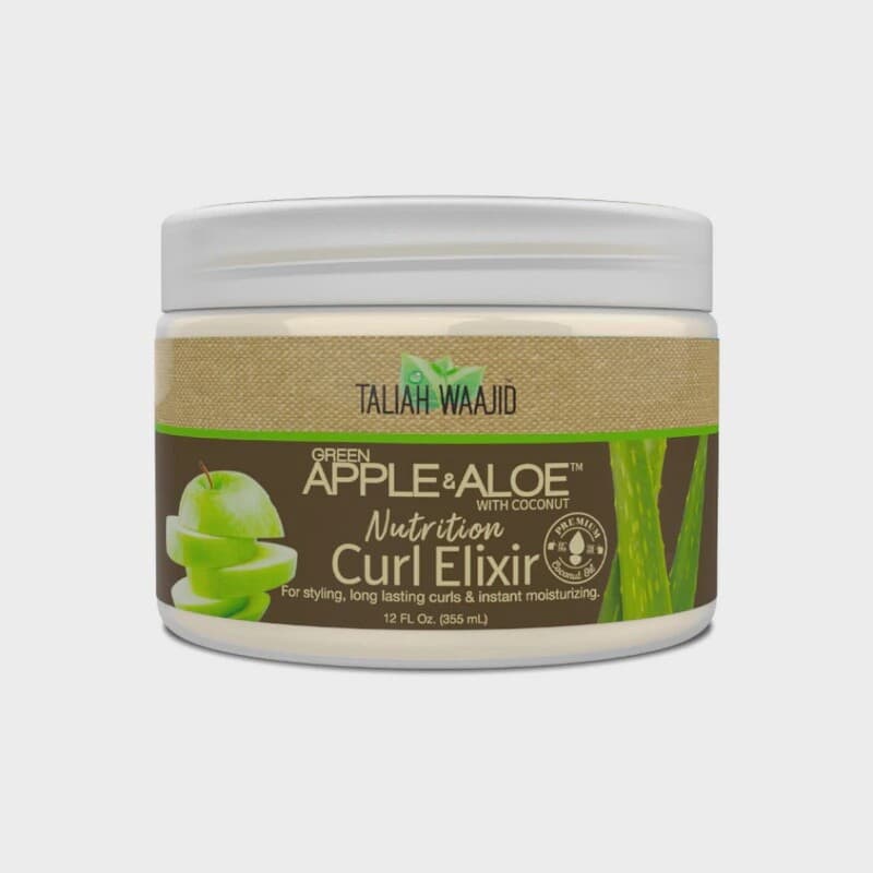 Taliah Waajid  Green Apple & Aleo Nutrition Curl Elixir