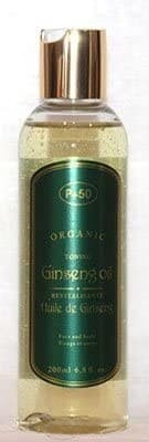 P+50 Organic Toning Ginseng Oil 200ml
