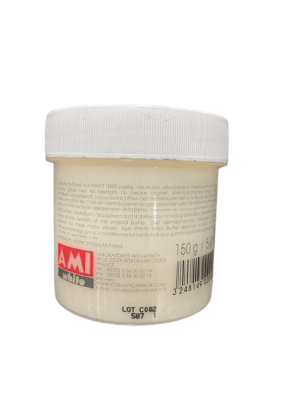 Ami White 100% Beurre de karite,5,07 oz 2