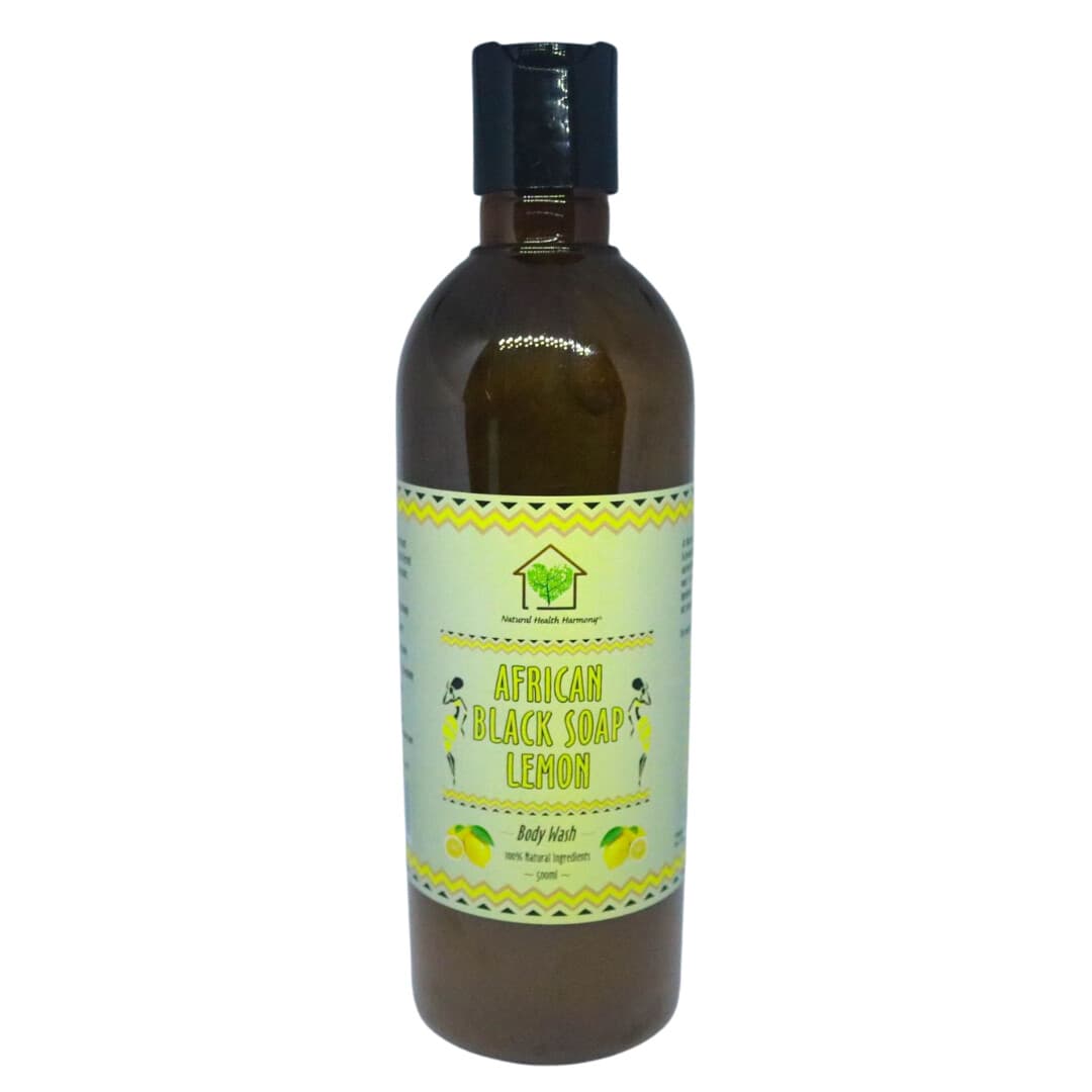 Natural Health Harmony  African Black Sopa Lemon Body Wash