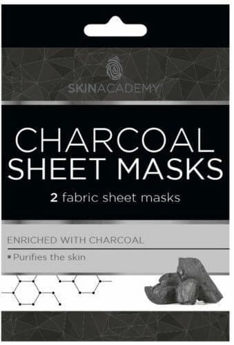 SKINACADEMY CHARCOAL SHEET MASKS