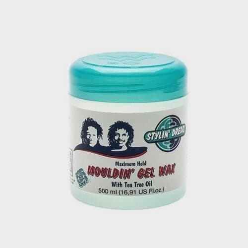 stylin' dredz maximum hold mouldin gel wax with tea tree oil 500ml