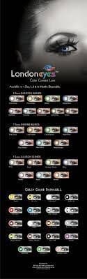 London Eyes Color Contact Lens 6 Months