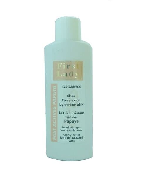 First Lady Organics Fast Actives Papaya Body Milk
