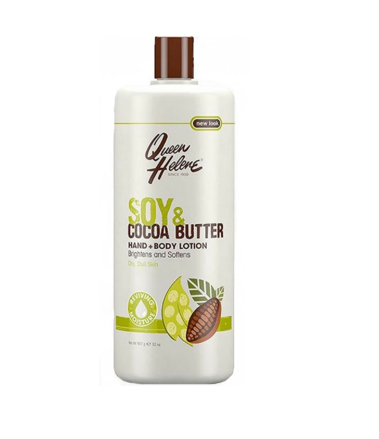 Queen Helene Soy & Cocoa Butter Hand + Body Lotion brightens and Softens