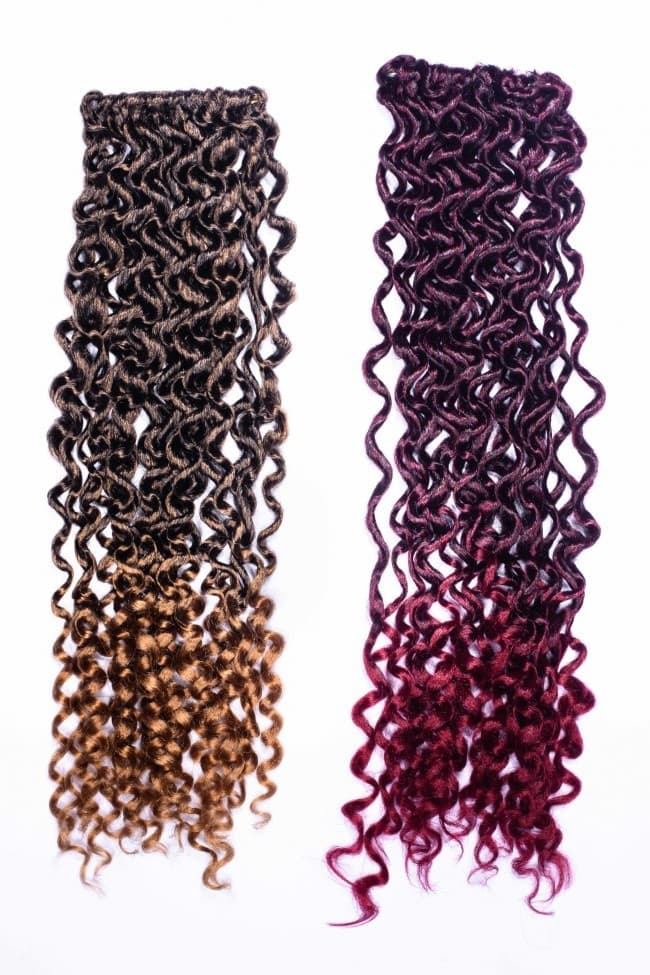 Angel's Bohemian Locs, Curly -Looped Crochet, 18″ 24pcs 3