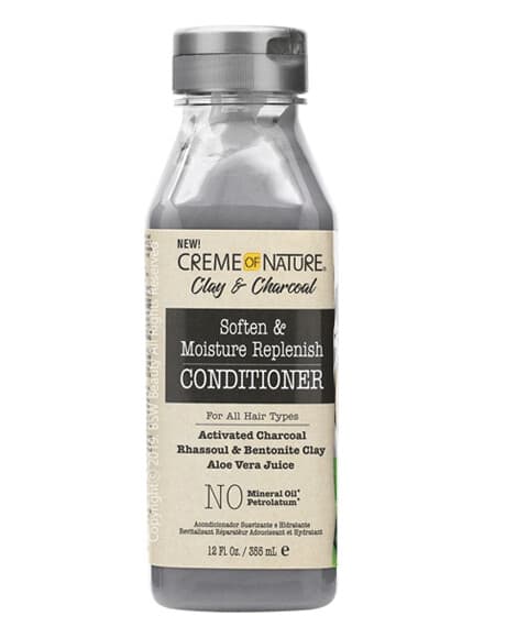Creme Of Nature Clay & Charcoal Soften & Moisture Replenish Conditioner