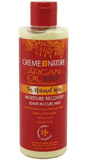 Creme Of Nature With Argan Oil From Morocco Moisture Recovery Leave-in Curl Milk