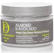 design essentials almond & avocado wash day deep moisture masque 340g