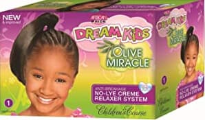 AFRICAN PRIDE DREAM KIDS OLIVE MIRACLE ANTI BREAKAGE NO LYE CREME RELAXER SYSTEM REGULAR